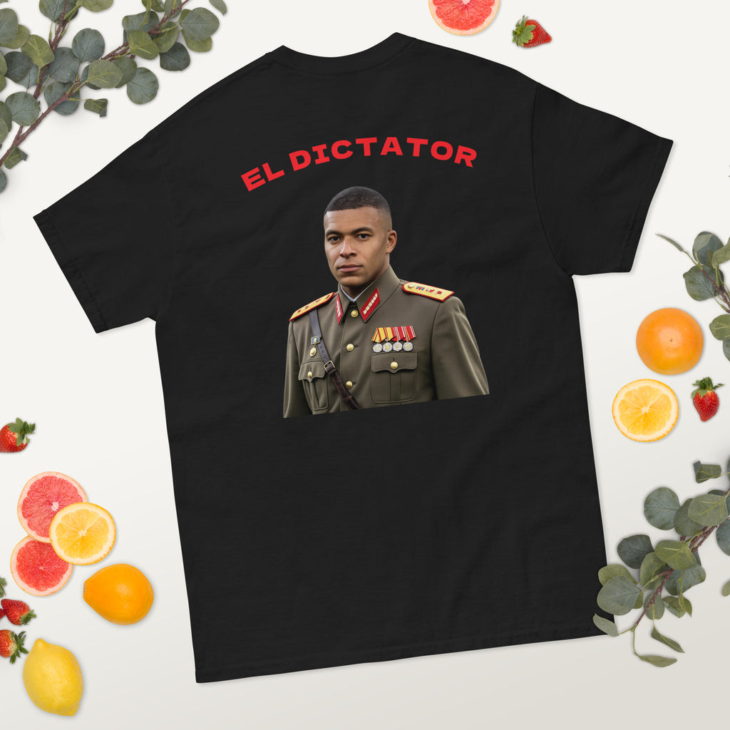 Dictator Mbappe Graphic T-shirt black football graphic t-shirt back detail view
