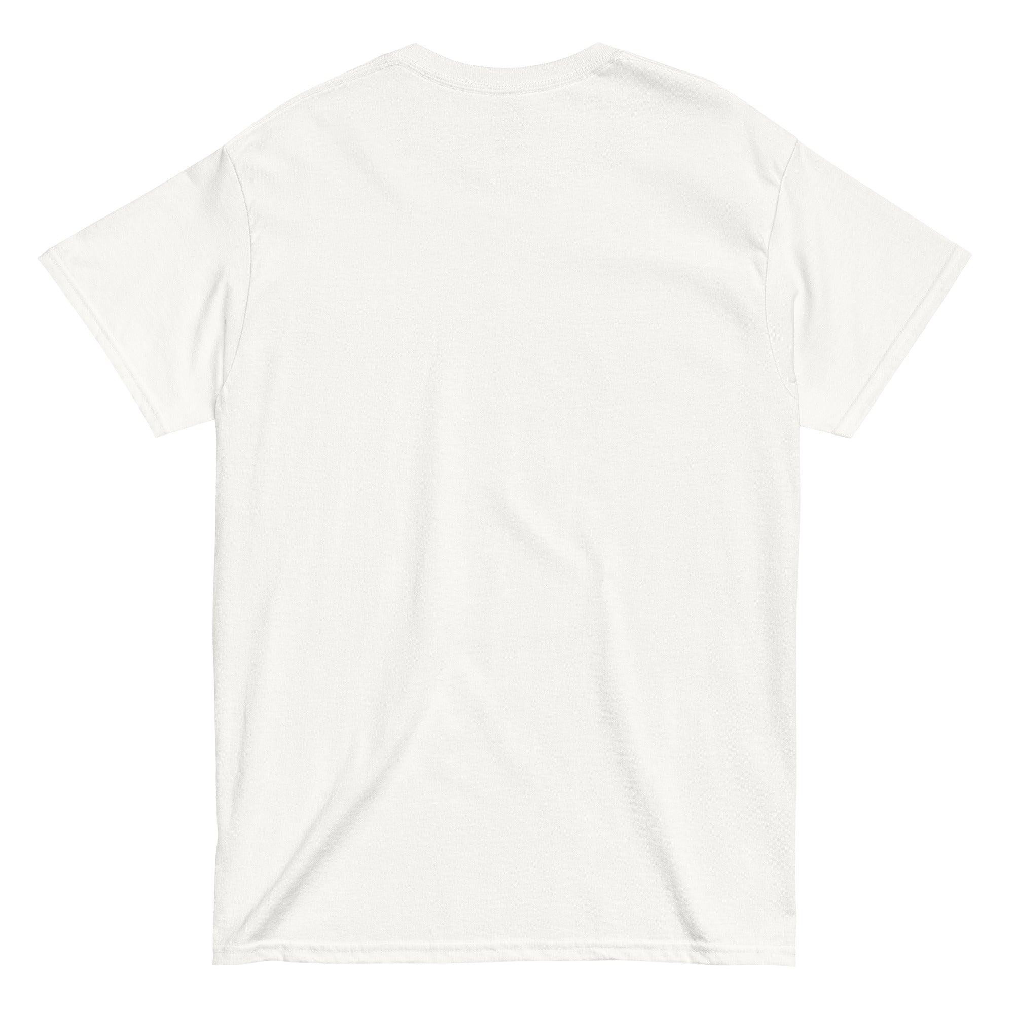 Dictator Mbappe T-Shirt white football graphic t-shirt back view